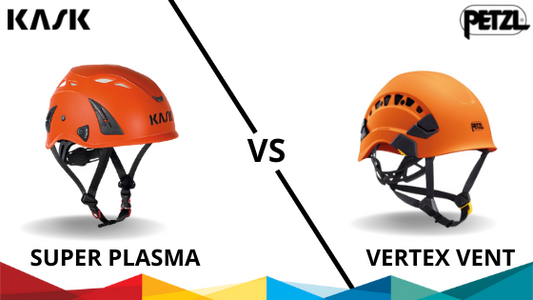 Kask Super Plasma vs Petzl Vertex Vent– Now available at MTN Shop UK.