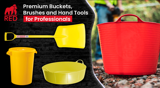 Red Gorilla: Premium Buckets, Brushes, and Hand Tools for Professionals– Now available at MTN Shop UK.