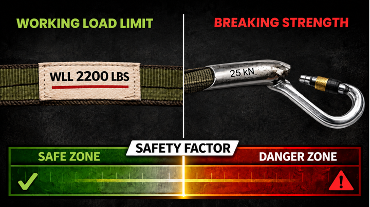 Working Load Limit vs Breaking Strength: Complete Guide for Safe Rigging