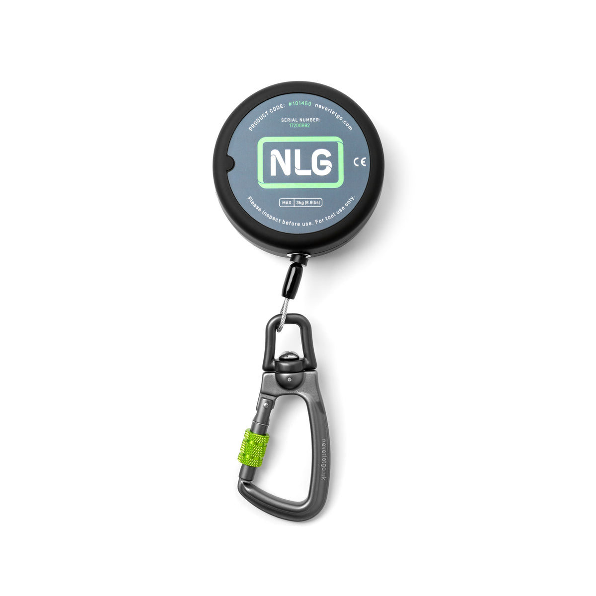 NLG Heavy Duty Retractable Tool Lanyard, Carabiner – – Now available at MTN Shop UK.
