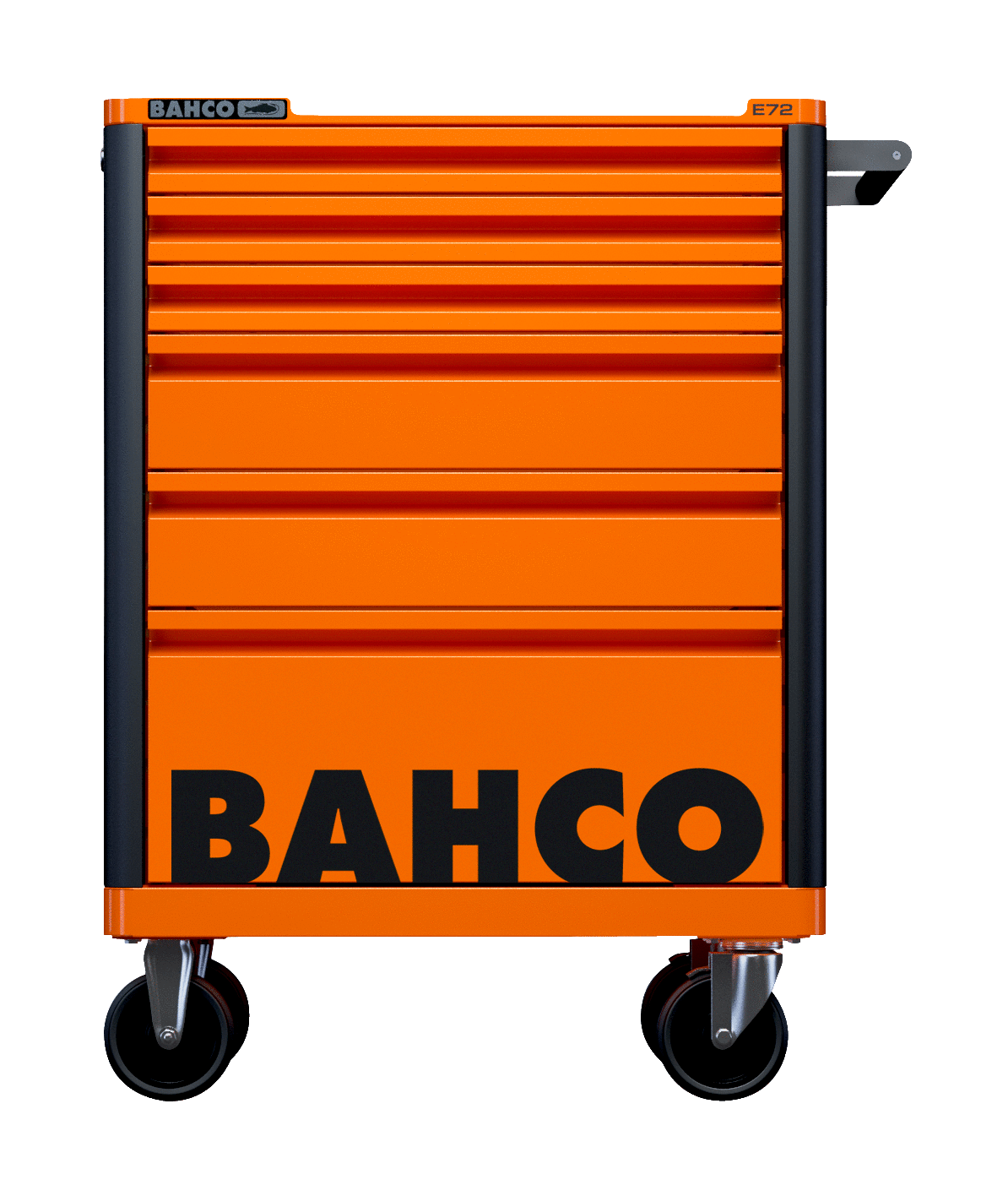 Bahco - Bahco 1472K6 26in E72 Storage HUB Tool Trolley with 6 Drawers Orange - Orange Bahco tool chest with multiple drawers, wheels. - imagen 2