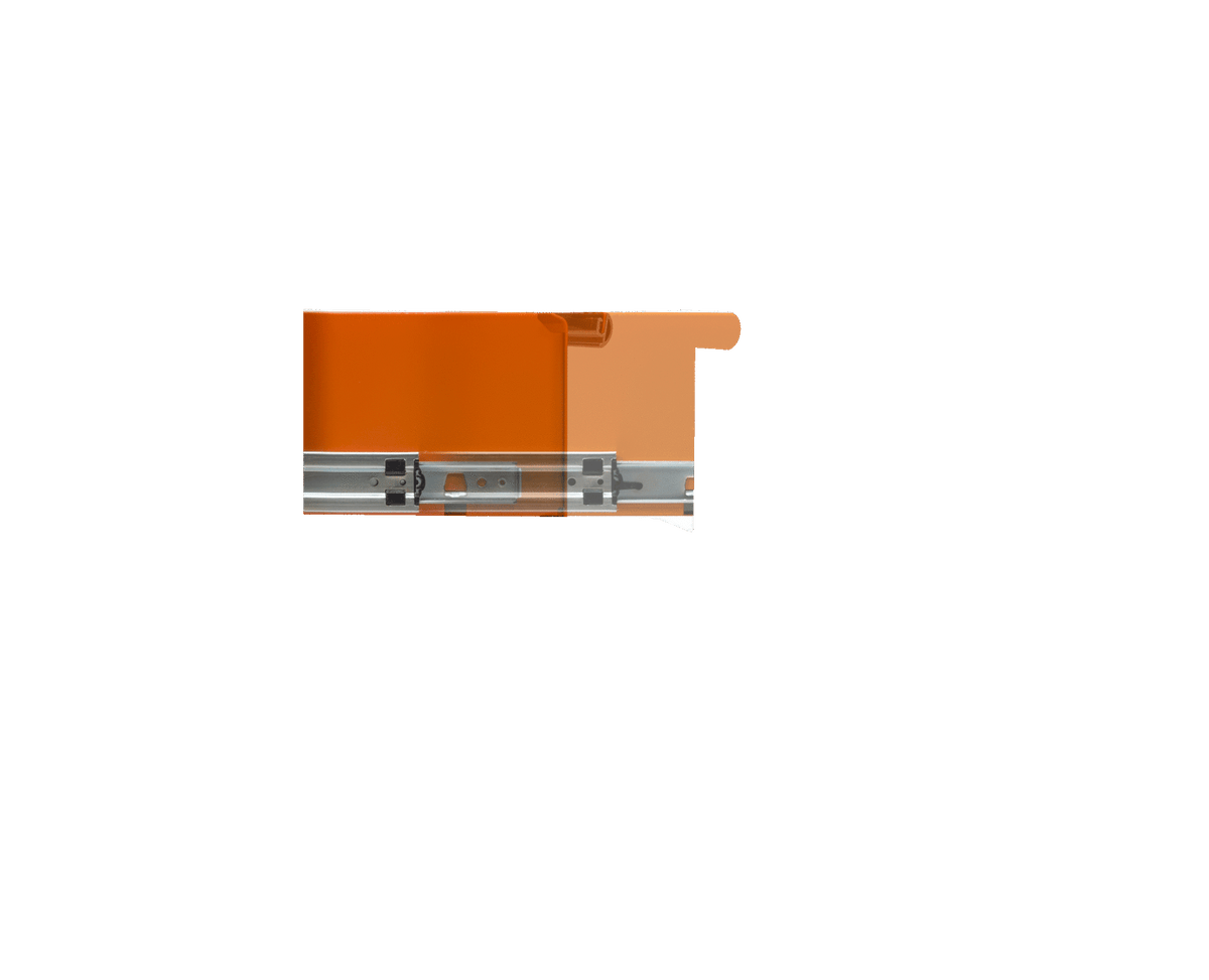 Bahco - Bahco 1475K6 26in Classic C75 Tool Trolley with 6 Drawers - Orange drawer slide with metal rail system. - imagen 5