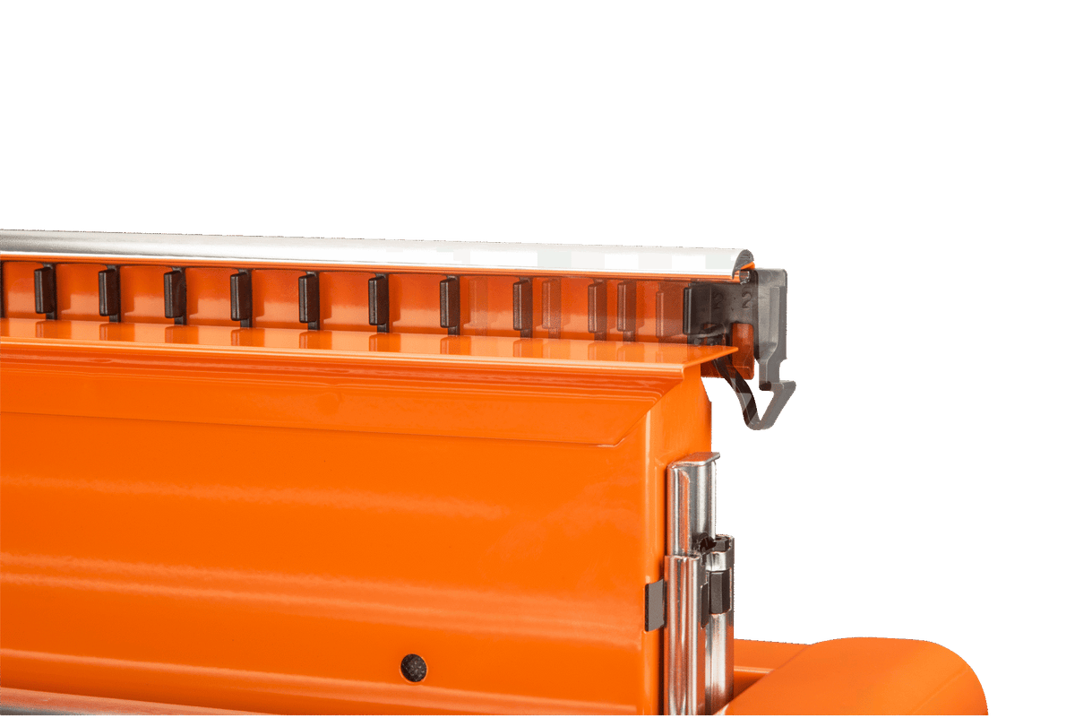 Bahco - Bahco 1475K6 26in Classic C75 Tool Trolley with 6 Drawers - Orange industrial metering device with precise adjustment features. - imagen 7
