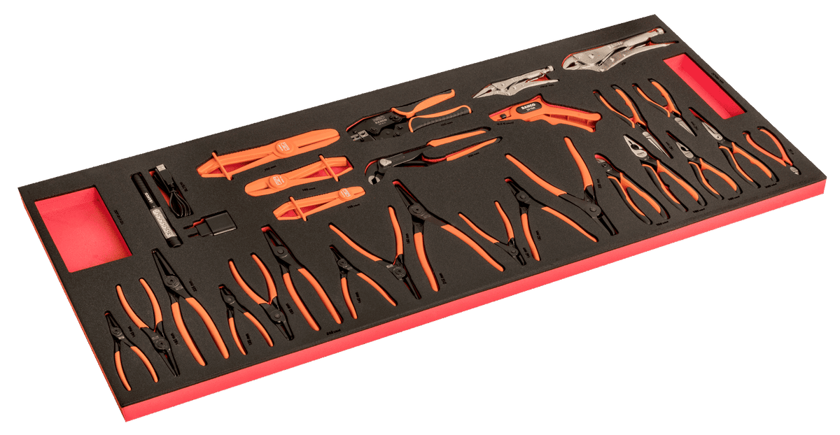 Bahco - Bahco XXL Tool Trolley General Purpose Tool Kit, 488 Piece - Comprehensive toolset with diverse pliers and cutters. - imagen 9