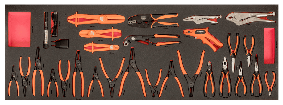 Bahco - Bahco XXL Tool Trolley General Purpose Tool Kit, 488 Piece - Comprehensive tool set with pliers and wire cutters. - imagen 10