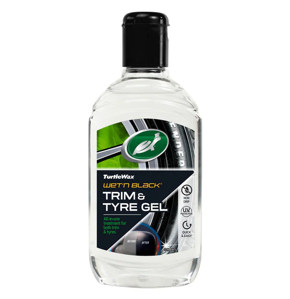 Turtle Wax Wet 'n' Black Trim & Tyre Gel 300ml – – Now available at MTN Shop UK.