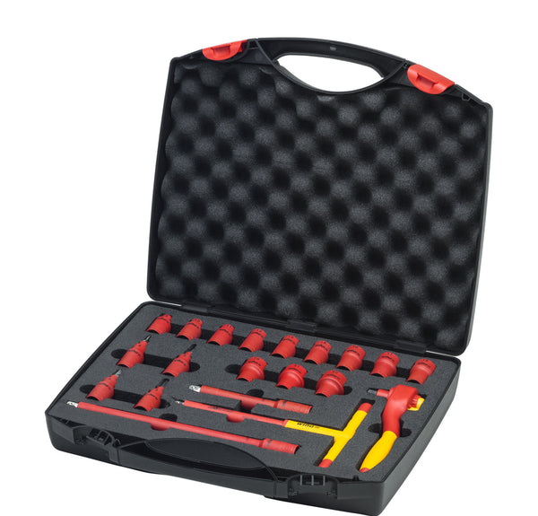 Wiha Insulated 3/8in Ratchet Wrench Set, 21 Piece (inc. Case) – – Now available at MTN Shop UK.