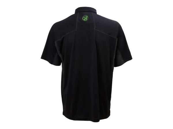 Apache Langley Black Performance Polo Shirt - M (38/40in) – – Now available at MTN Shop UK.