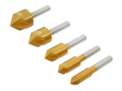 BlueSpot Tools HSS Titanium Countersink Bit Set, 5 Piece – – Now available at MTN Shop UK.