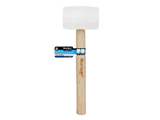 BlueSpot Tools White Rubber Mallet 454g (16oz) – – Now available at MTN Shop UK. - imagen 2