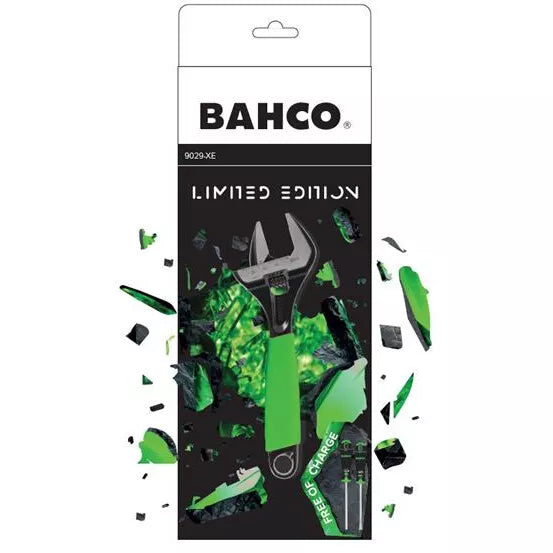 Bahco - Bahco 9029GTP Phosphate Green ERGO™ Adjustable Wrench 170mm + 2 Free Screwdrivers - Bahco limited edition green adjustable wrench. - imagen 2