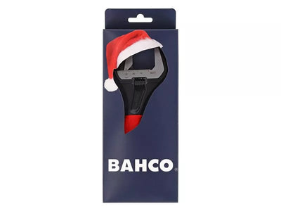 Bahco - Bahco XMAS 9031 ERGO™ Extra Wide Jaw Adjustable Wrench 218mm - Bahco adjustable wrench with festive Santa hat packaging.