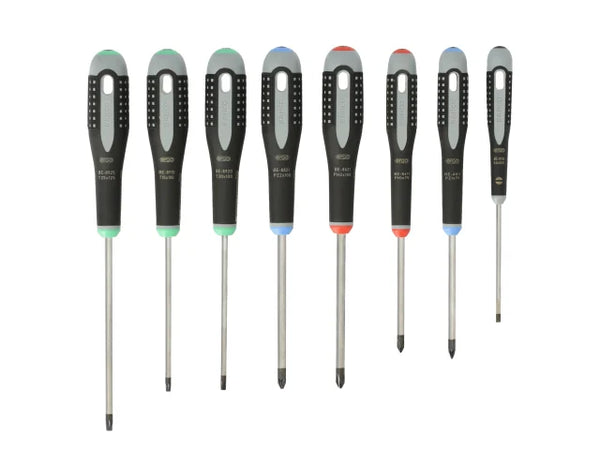 Bahco BE-9872 ERGO™ Screwdriver Set, 8 Piece – – Now available at MTN Shop UK.