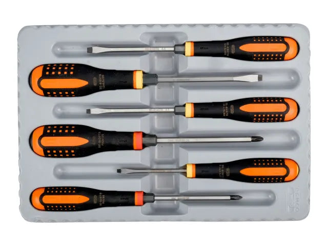 Bahco BE-9881TB ERGO™ Through Blade Screwdriver Set, 6 Piece – – Now available at MTN Shop UK. - imagen 2