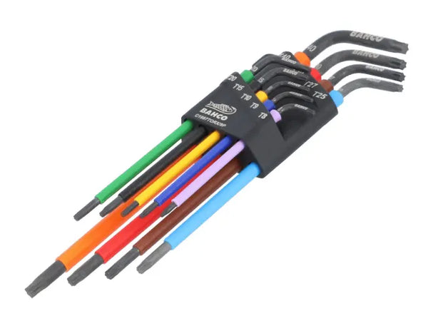 Bahco C1997TORX/9P Long TORX® Coloured L-Key Set, 9 Piece – – Now available at MTN Shop UK.