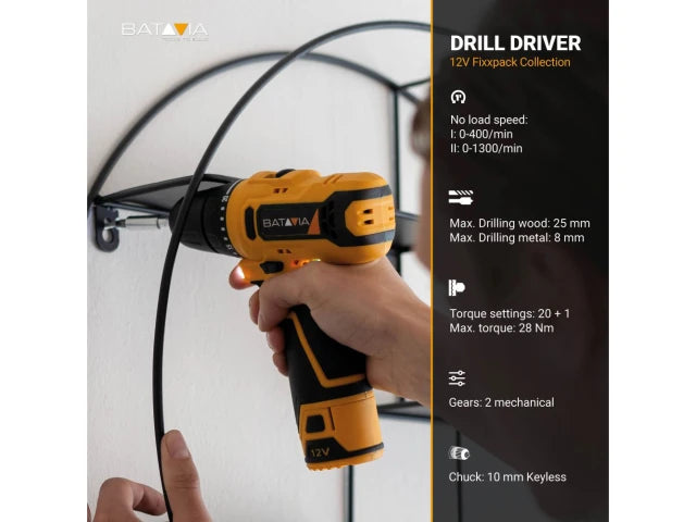 Batavia FIXXPACK Drill Driver 12V Bare Unit – – Now available at MTN Shop UK. - imagen 4