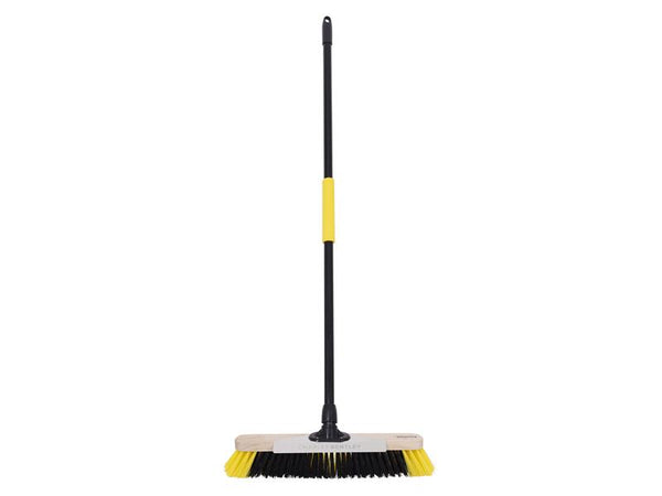 Bulldozer Dual Fill Soft PET Broom with Metal Scraper 457mm (18in)