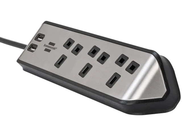 Brennenstuhl estilo Corner Extension Lead 240V 3-Gang 13A Black 2m – – Now available at MTN Shop UK. - imagen 3