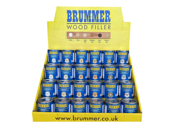 Brummer® Wood Filler Counter Display Unit X 24Pc – – Now available at MTN Shop UK.