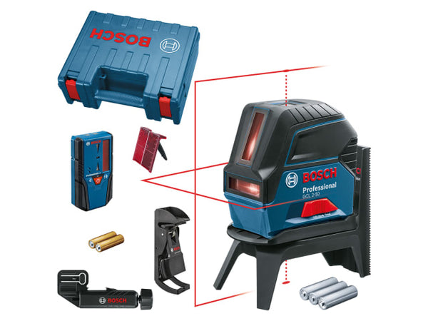 Bosch GCL 2-50 Professional Combi Laser + LR 6 Receiver – – Now available at MTN Shop UK.