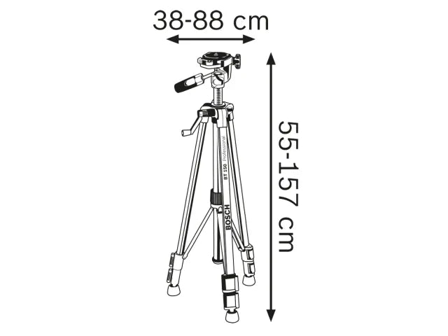 Bosch BT 150 Professional Building Tripod – – Now available at MTN Shop UK. - imagen 2