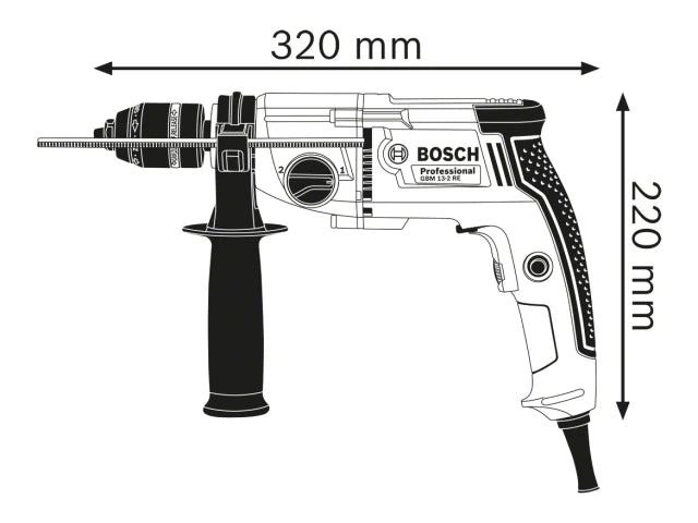 Bosch GBM 13-2 RE Professional Rotary Drill 750W 240V – – Now available at MTN Shop UK. - imagen 2