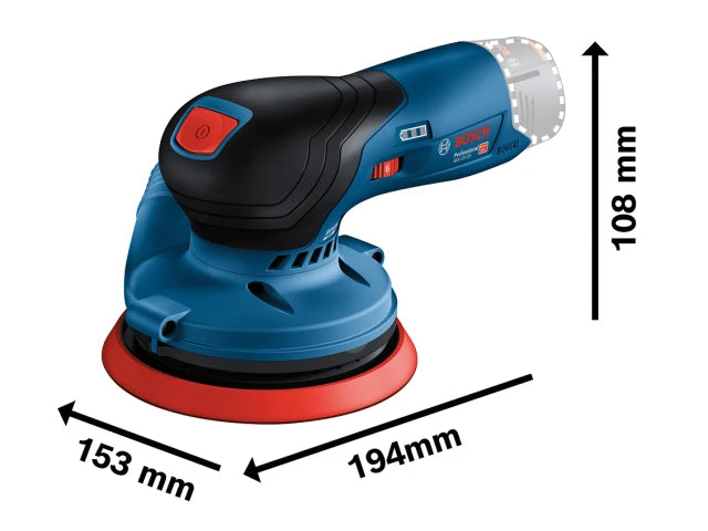 Bosch GEX 12V-125 Professional Random Orbital Sander 12V Bare Unit – – Now available at MTN Shop UK. - imagen 3