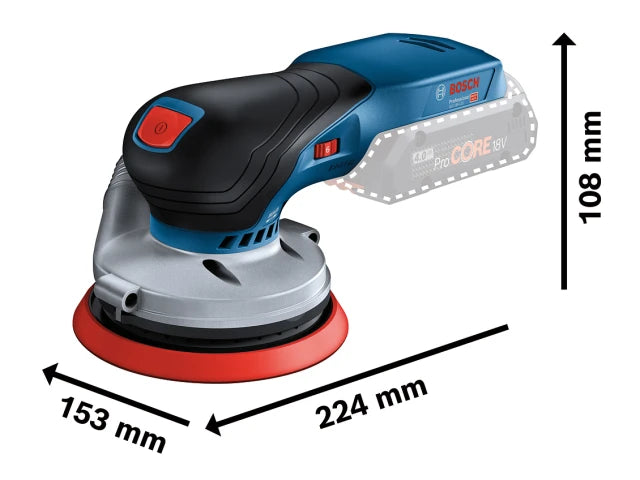 Bosch GEX 18V-125 Professional Random Orbital Sander 18V Bare Unit – – Now available at MTN Shop UK. - imagen 3