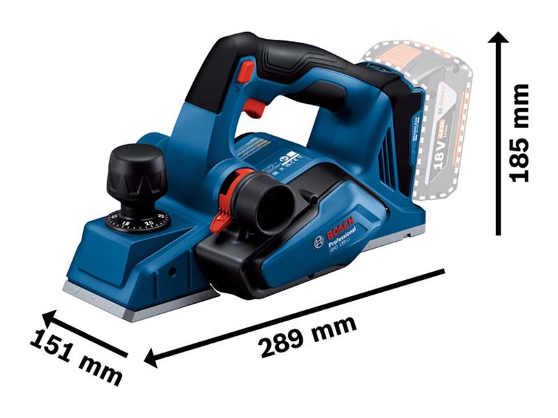 Bosch GHO 18V-26 Professional Planer 18V Bare Unit - imagen 2