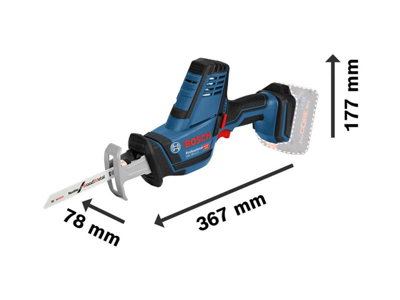 Bosch GSA 18V-LI C Professional Reciprocating Saw 18V Bare Unit - imagen 2