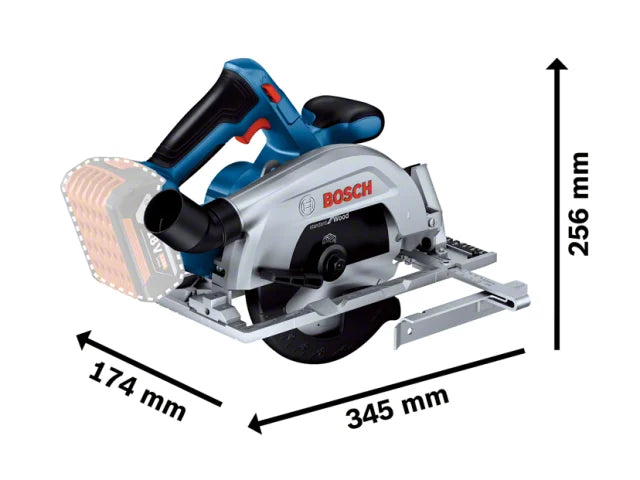 Bosch GKS 18V-57-2 Professional Circular Saw 18V Bare Unit – – Now available at MTN Shop UK. - imagen 2