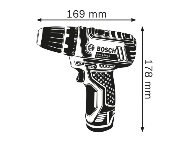 Bosch GSR 12V-15 Professional Drill Driver 12V Bare Unit – – Now available at MTN Shop UK. - imagen 2