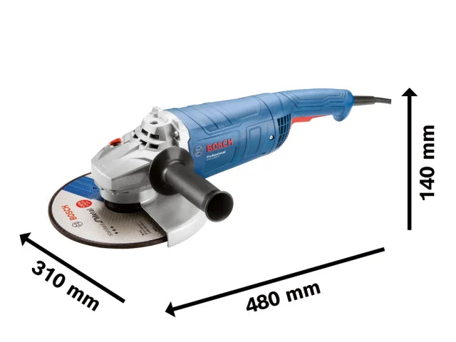 Bosch GWS 2200 P Professional 180mm Angle Grinder 2200W 240V – – Now available at MTN Shop UK. - imagen 2