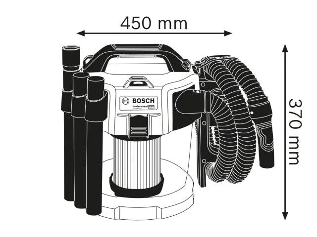 Bosch GAS 18V-10 L Professional L-Class Vacuum 18V Bare Unit – – Now available at MTN Shop UK. - imagen 3