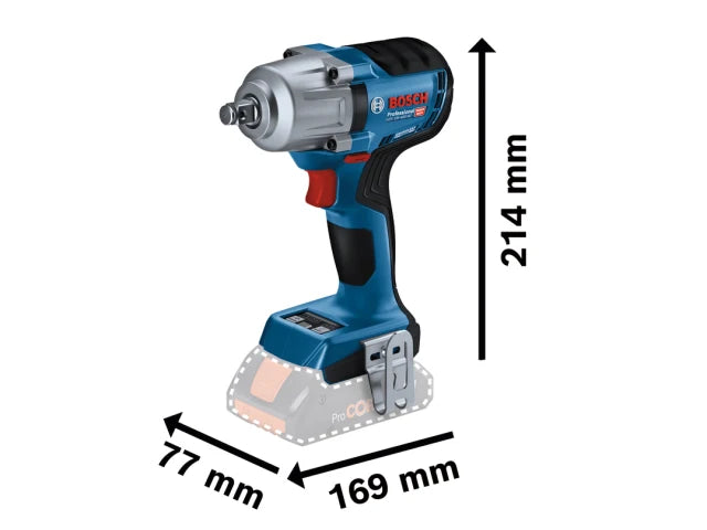 Bosch GDS 18V-450 HC Professional 1/2in Impact Wrench 18V Bare Unit – – Now available at MTN Shop UK. - imagen 2