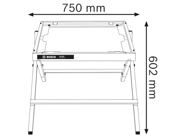 Bosch GTA 6000 Professional Saw Stand – – Now available at MTN Shop UK. - imagen 2