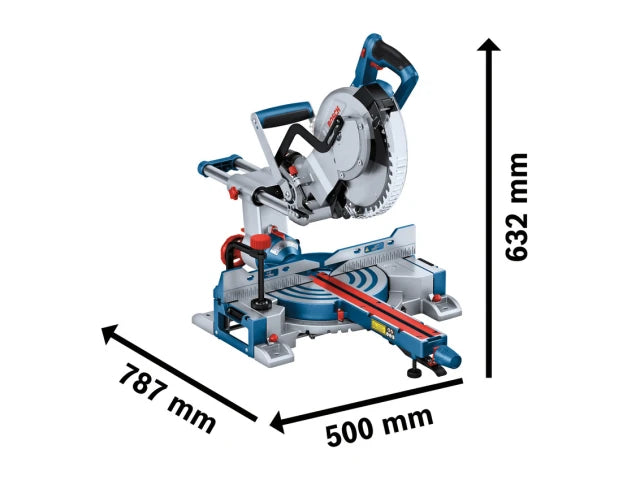 Bosch GCM 18V-254 D Professional BITURBO Mitre Saw 18V Bare Unit – – Now available at MTN Shop UK. - imagen 3