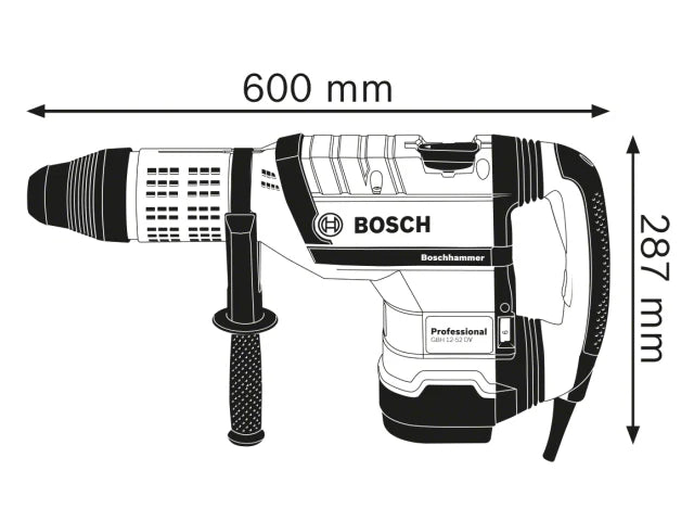 Bosch GBH 12-52 DV SDS-Max Professional Rotary Hammer 1700W 110V – – Now available at MTN Shop UK. - imagen 3