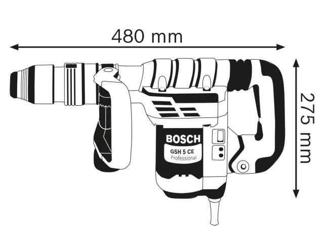 Bosch GSH 5 CE SDS-Max Professional Demolition Hammer 1150W 110V – – Now available at MTN Shop UK. - imagen 3