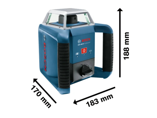 Bosch GRL 400 H Professional Rotation Laser Set – – Now available at MTN Shop UK. - imagen 2