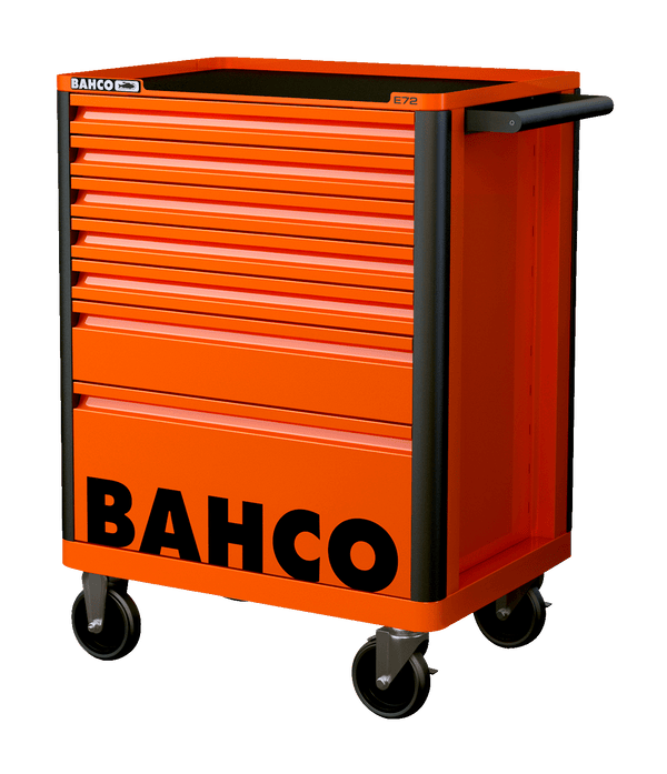 Bahco 1472K7 26in E72 Storage HUB Tool Trolley with 7 Drawers Orange
