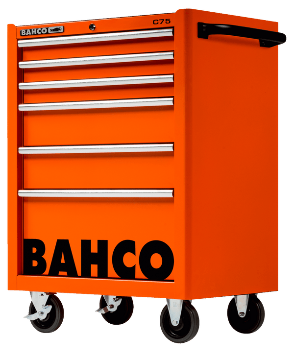 Bahco 1475K6 26in Classic C75 Tool Trolley with 6 Drawers