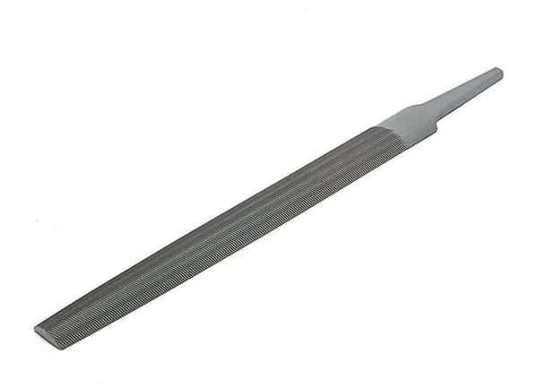 Bahco - Bahco BAHHRB6 Half-Round Bastard Cut File, Unhandled - Metal flat file with tapered end, fine teeth.