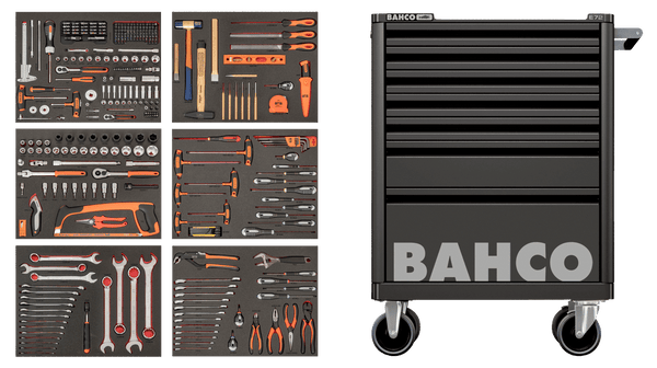 Bahco LARGE Tool Trolley General Purpose Tool Kit, 346 Piece