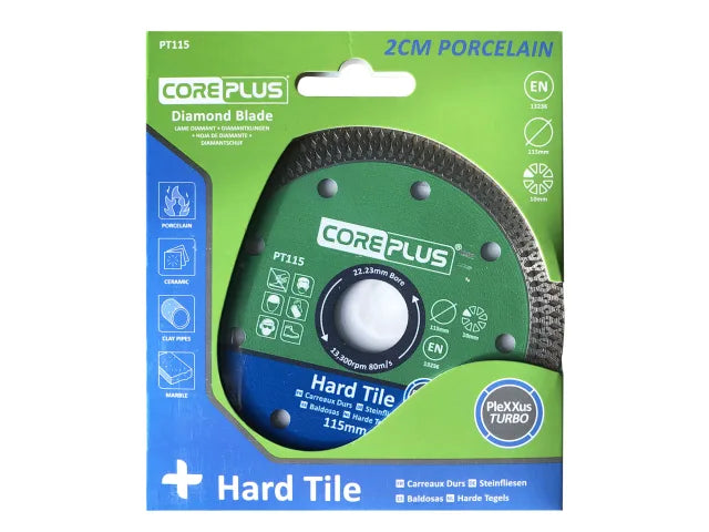CorePlus Porcelain Diamond Blade 115mm CDU of 15 Blades – – Now available at MTN Shop UK. - imagen 2