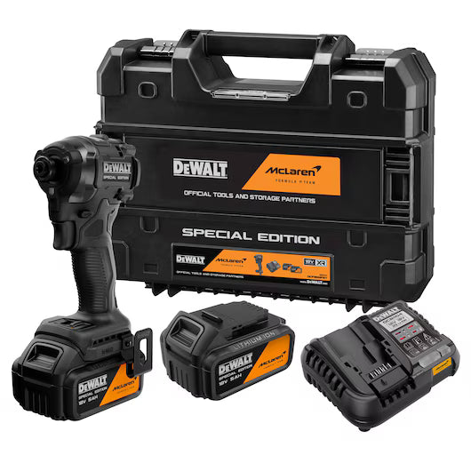 DEWALT 18V XR Mclaren Compact Impact Driver on white background - imagen 3