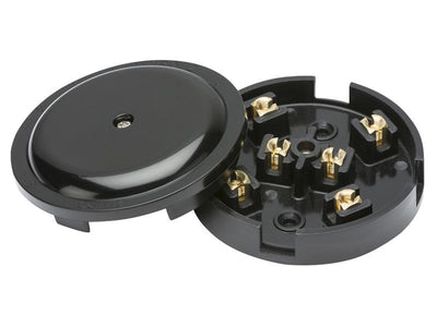 Dencon 6-Terminal Junction Box 20A Black