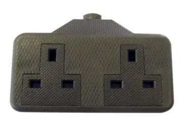 Dencon Trailing Socket 13A 2-Gang - imagen 3