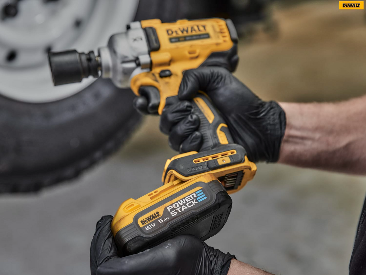 DeWalt DCF891H2T XR BL 1/2in HR Anvil Impact Wrench 18V 2 x 5.0Ah POWERSTACK Li-ion – – Now available at MTN Shop UK. - imagen 7