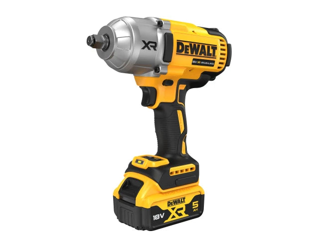 DEWALT DCF900P2T XR Brushless 1/2in High Torque Impact Wrench 18V 2 x 5.0Ah Li-ion – – Now available at MTN Shop UK.